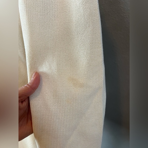 St. John Collection Santana Knit
Jacket in Vanilla/Black - Picture 9 of 11